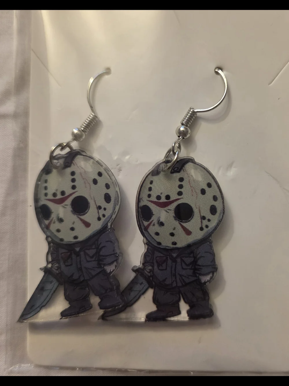 Horror Movie Character Dangle Earrings - New In Packaging